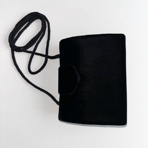 N/A Handbags - Mini Black Velvet Women's Shoulder Bag